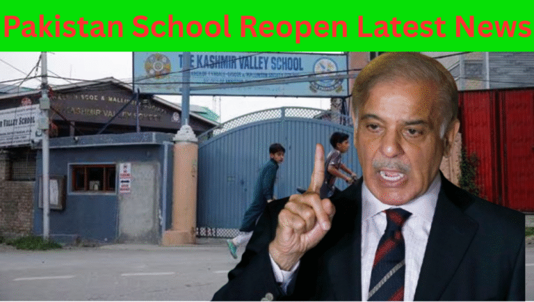 Pakistan Schools Will Reopen