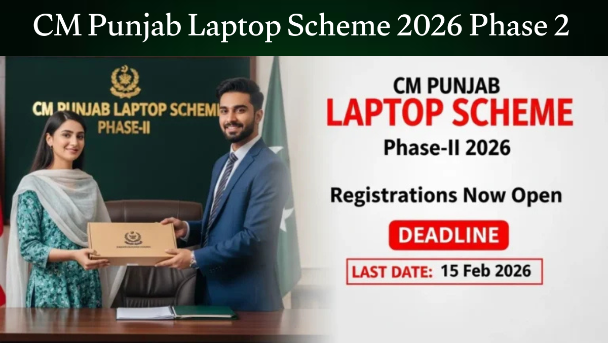Read more about the article CM Punjab Laptop Scheme 2026 Phase 2 – Free Laptops for Students